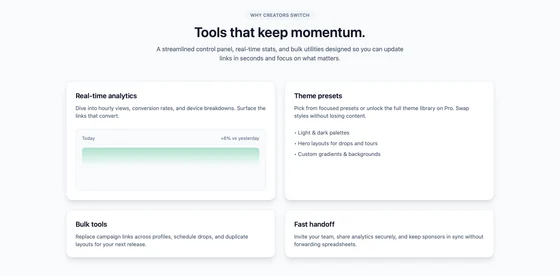 Скриншот сервиса коротких ссылок — создание